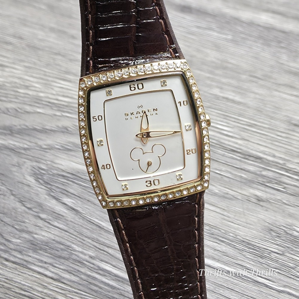 Vintage Minnie Mouse Disney Skagen Denmark Ladies Wristwatch